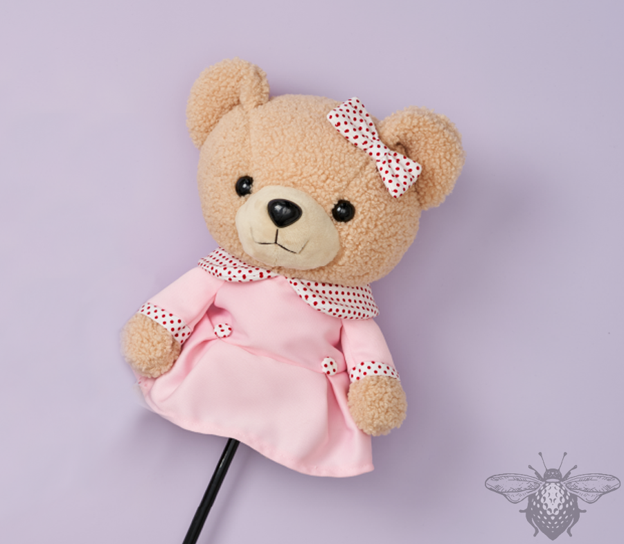 INGGI Cookie Family Bear Sarah (Driver) Headcover - Golf Bee