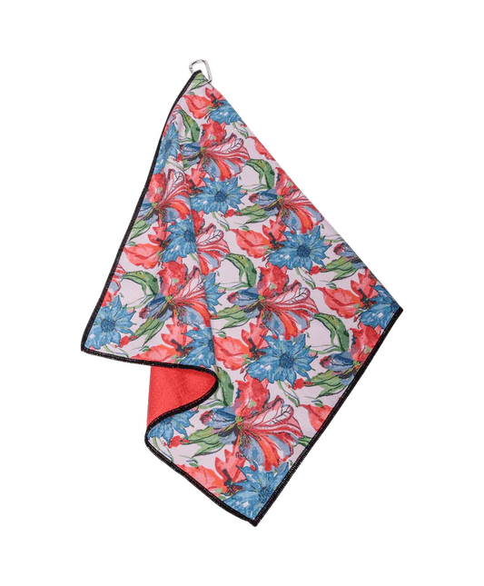 Margaritaville Towels Mikrofasertuch mit Blumenmuster Golfhandtuch