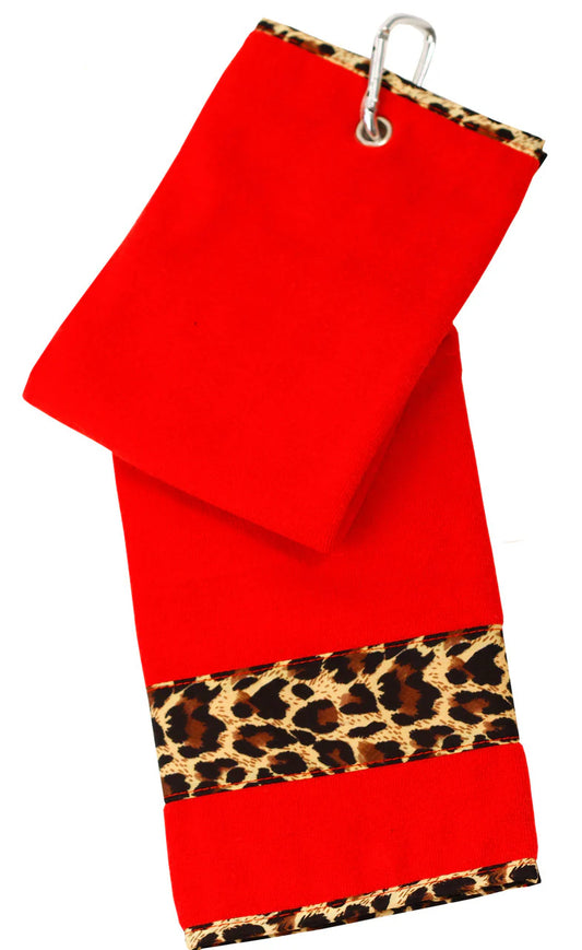 Glove It Leopard Towel Golfhandtuch